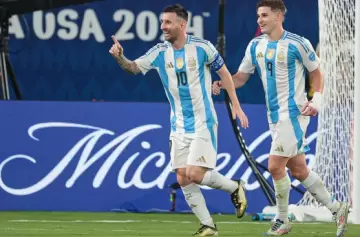 Leo Messi y Julin Alvarez, figuras argentinas