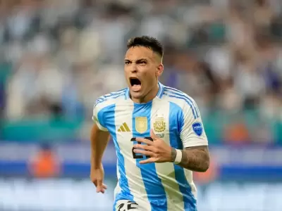 El grito de gol de Lautaro