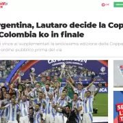 As reflejaron los medios del mundo el nuevo ttulo de la Seleccin argentina