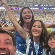 As celebraron los famosos en Miami la victoria de la Seleccin argentina