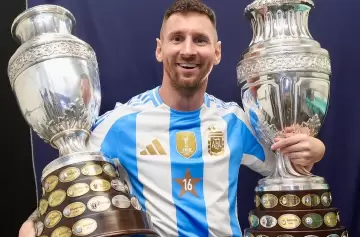 Messi sigue sumando trofeos con la Seleccin
