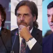 Milei, Lacalle Pou y Pea participan del cierre de una conferencia internacional