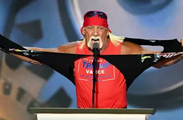 Hulk Hogan apareci con un enardecido mensaje apoyando a Trump.