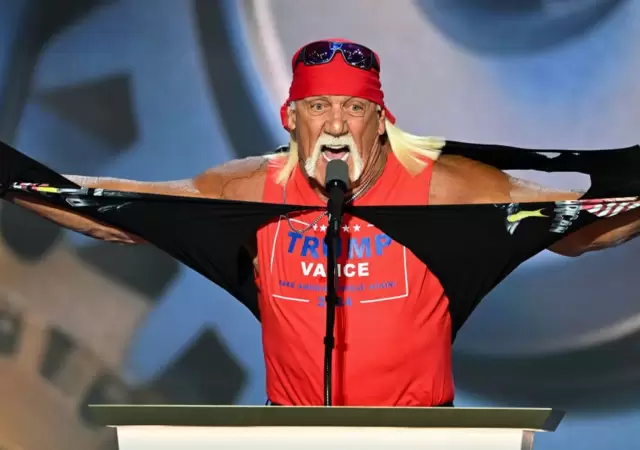 Hulk Hogan apareci con un enardecido mensaje apoyando a Trump.