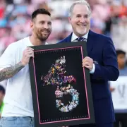 El Inter Miami rinde tributo a Messi, el rey de los ttulos!