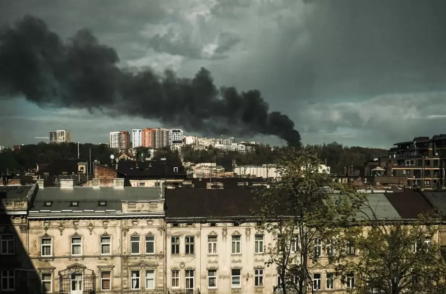 Ciudad de Lepolis en Ucrania