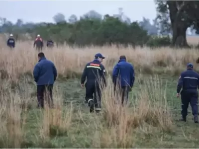 Se realiz� un rastrillaje en el campo donde un vecino escuch� gritar a un ni�o
