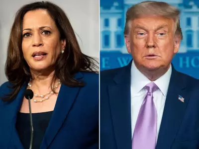 Kamala Harris y Donald Trump.