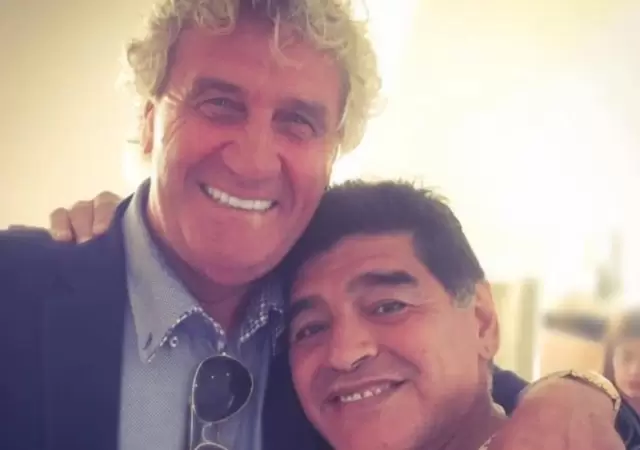 Diego Maradona y Jean Marie Pfaff.