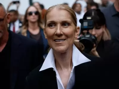 Celine Dion estuvo recorriendo el Louvre