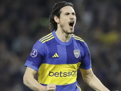 El uruguayo Cavani anot el gol Xeneize