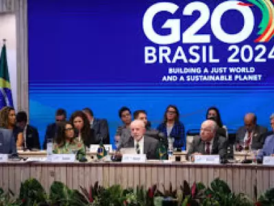 Lula durante la reunin de los equipos de trabajo del G20.