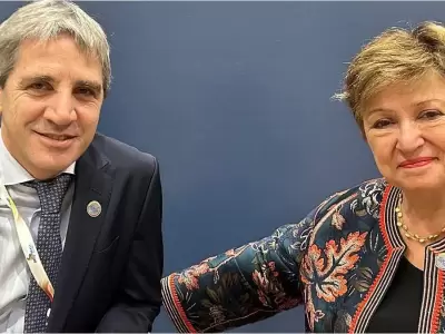 El ministro Luis Caputo recibi el respaldo del organismo internacional a travs Georgieva.