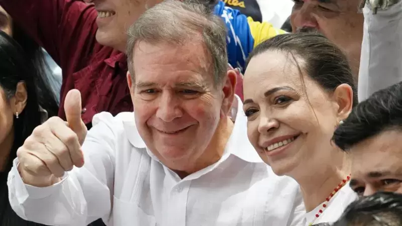 Edmundo Gonzlez y Corina Machado