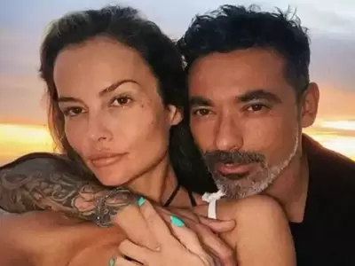 Ezequiel Lavezzi y su pareja Mara Guadalupe Tauro