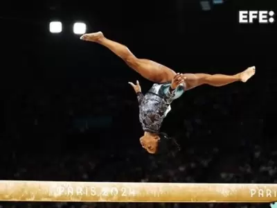 Simone Biles. Fuente X