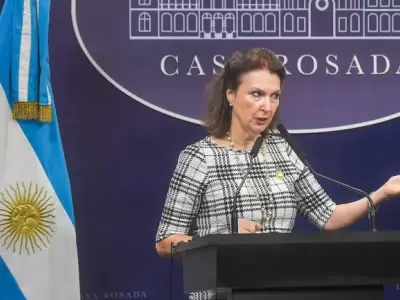 Canciller Diana Mondino.