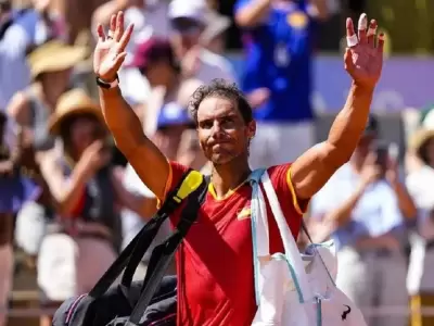 Rafa Nadal fue ovacionado tra el partido con Djokovic