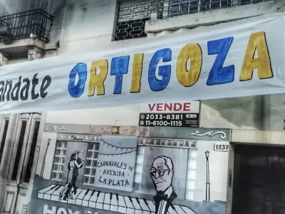 El cartel contra Ortigoza que apareci en Avenida La Plata