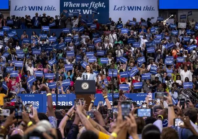 La candidata demcrata a la Casa Blanca Kamala Harris.