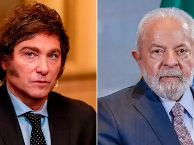 Javier Milei y Lula Da Silva.