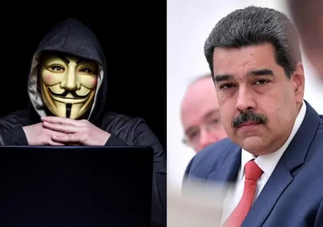 Anonymous desata su ira contra Maduro y da su primer golpe virtual