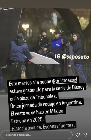 La serie será estrenada en 2025. Se grabó en México y en Argentina.