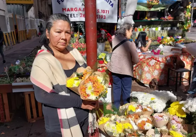 Margarita Flores tiene un puesto en el centro mendocino