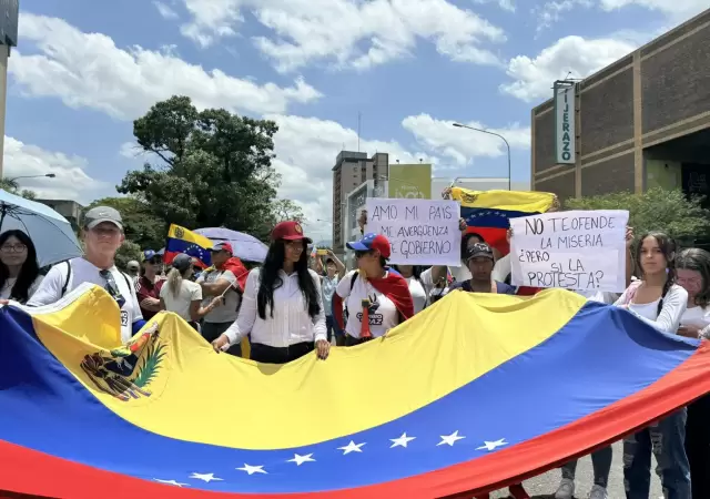 Marcha en venezuela.