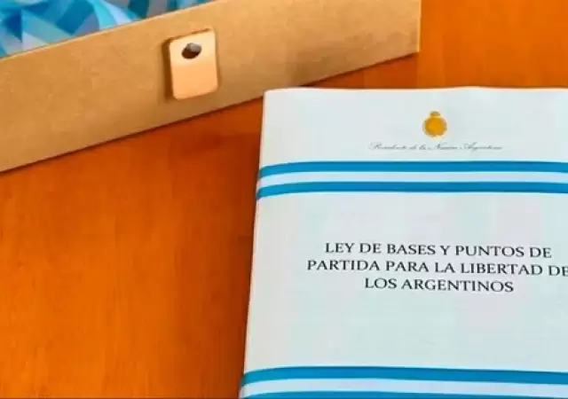 Ley de Bases y Puntos de Partida para La Libertad de los Argentinos.