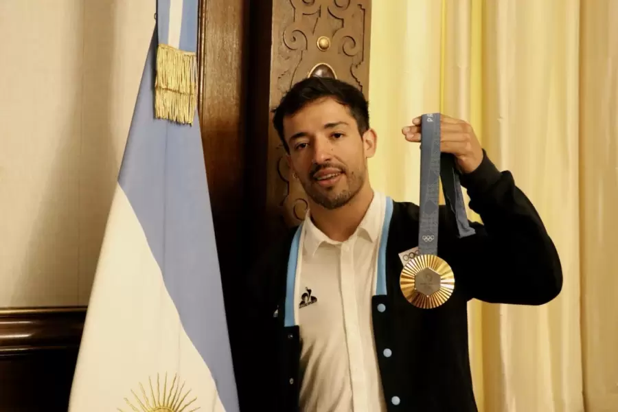 Maligno Torres en Casa Rosada