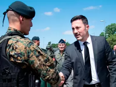 Luis Petri, ministro de Defensa.