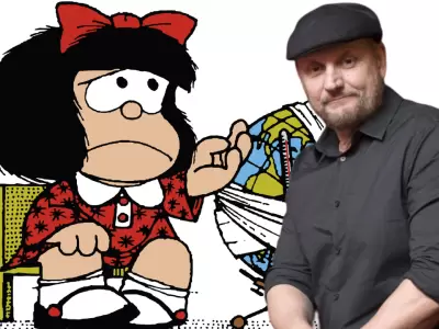 Mafalda con Juan Jos Campanella.