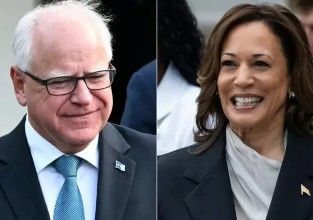 Tim Walz y Kamala Harris, la frmula demcrata para la Casa Blanca.