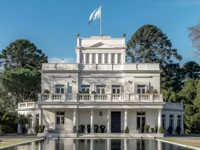 Chalet presidencial en la Quinta de Olivos.