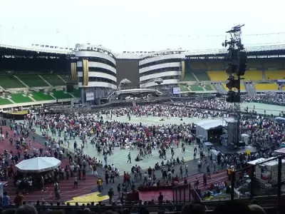 El estadio Ernst Happel de Viena, donde iban a desarrollarse los conciertos de Taylor Swift