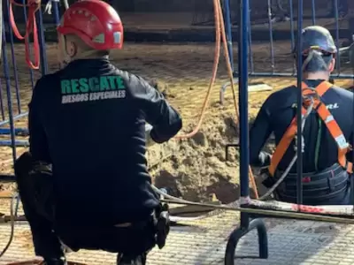 La polica bonaerense descubri un tnel para robar un banco.