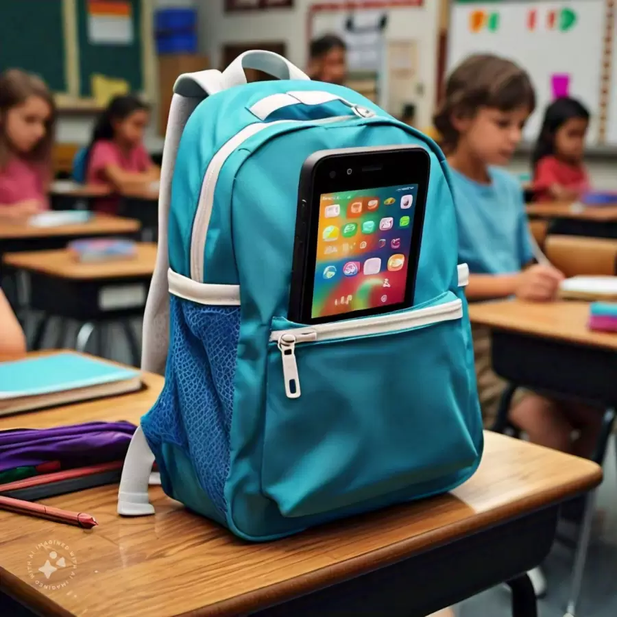 Los celulares deberan permanecer en las mochilas durante las horas de clase