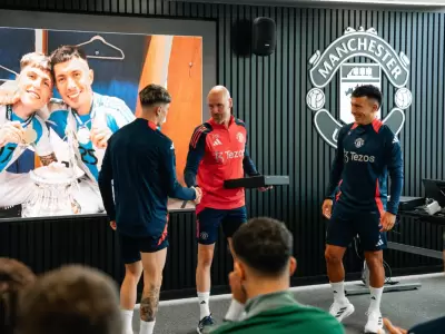 Presentacin especial en Carrington para nuestros ganadores de la Copa Amrica.