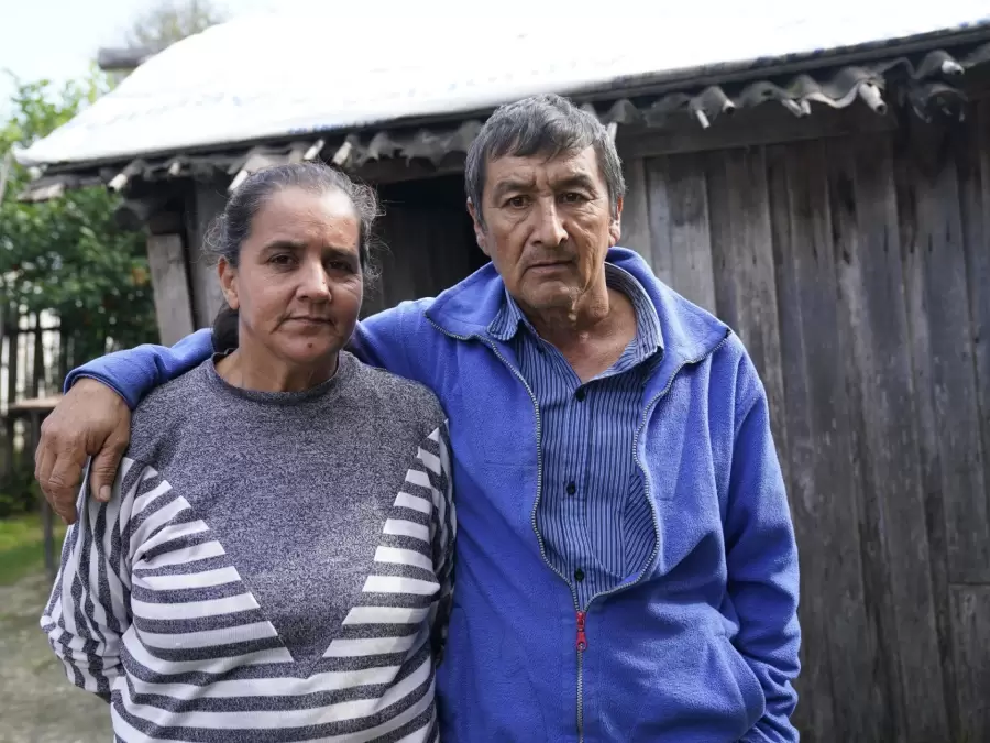 Mara Noguera y Jos Pea, padres de Loan