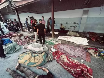 Bombardeo israel a una escuela de Gaza