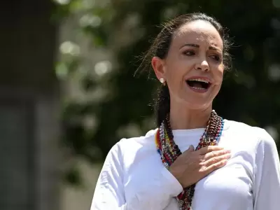 Corina Machado, l�der de la oposici�n