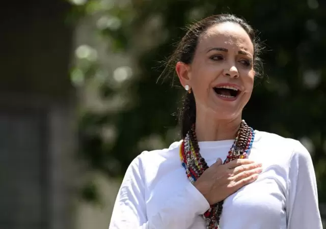 Corina Machado, l�der de la oposici�n