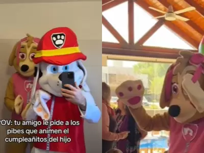 Millennials que animan fiestas de los hijos de sus amigos.