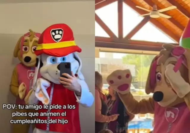 Millennials que animan fiestas de los hijos de sus amigos.