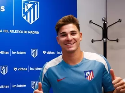 Julin lvarez pas la revisacin mdica del Atltico de Madrid