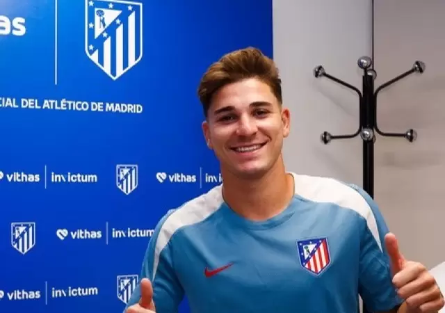 Julin lvarez pas la revisacin mdica del Atltico de Madrid