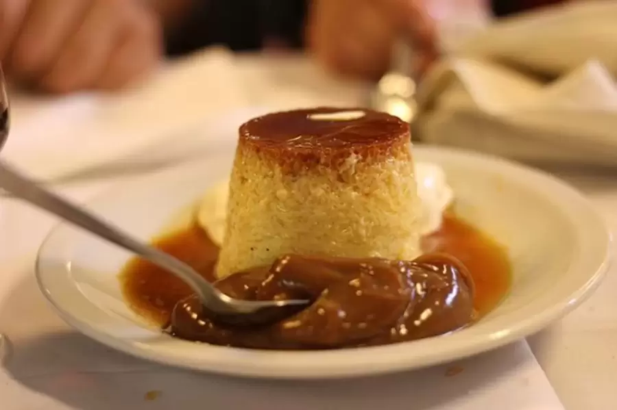 Flan mixto