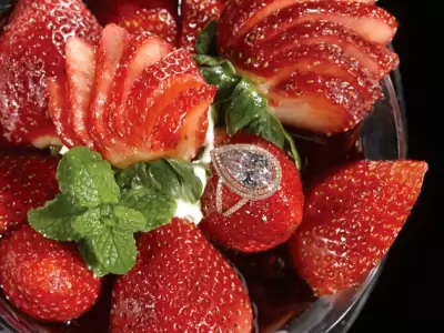 Las fresas Arnaud, una mezcla de orfebrer�a con gastronom�a. (Foto: web)