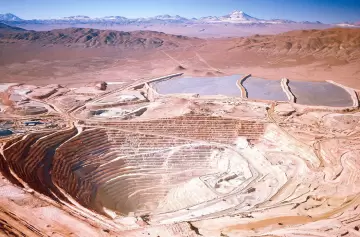 Mina de cobre La Escondida, Chile.